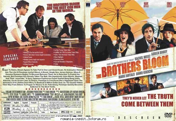 the brothers bloom (2008) the brothers bloom fratii bloom* rachel brody.mark ruffalo adventure drama