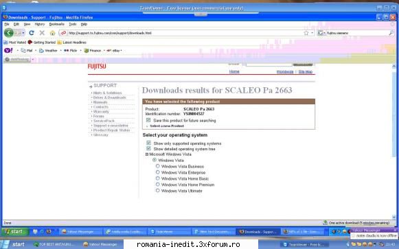 sunet fujitsu siemens scaleo 2663 observat ceva situl oficial fujitsu cand descarc drivereare