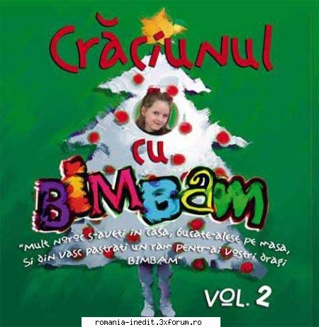 muzica romaneasca pentru copii craciunul bim bam vol.2 (acum exista seria completa celor albume