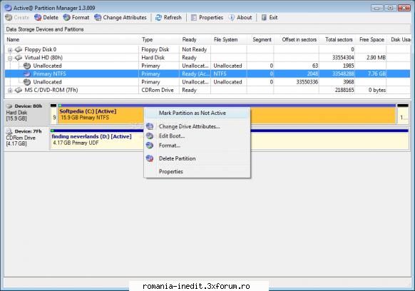 stick usb silicon power pentru usb :active@ partition manager freeware free )disk management