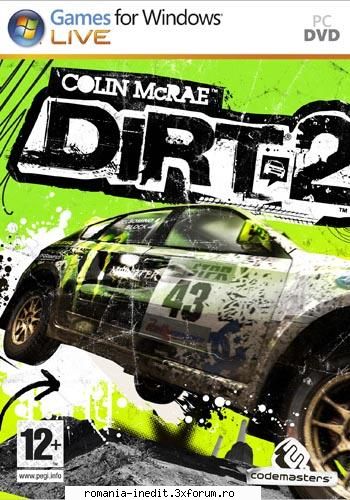 colin mcrace dirt -reloaded system intel core duo 2.66ghz athlon card: 8800 radeon 3gbfree disk