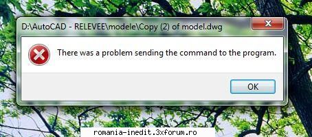 autocad 2002 problema. mi-am instalat curand windows cate ori vreau deschid autocad-ul imi eroare