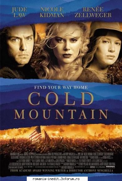 cold mountain (2003) cold mountain (2003)720p bluray english 2:34:34 1280 544 23.976 fps x264 dts