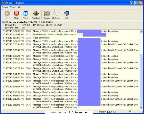 problema smtp server deci ... problema smtp ... facut scriptul contact merge are nici bug luat smtp