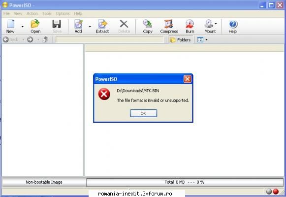 ajutor power iso scris:am descarcat fisier terminatia iso imi urmatorul mesaj