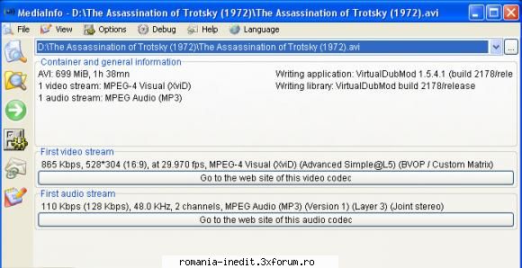 the trotsky (1972) the trotsky limba romana info: