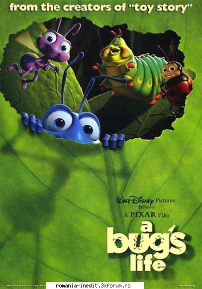 bug's life title: bug's life( 1998genre: family animation comedy