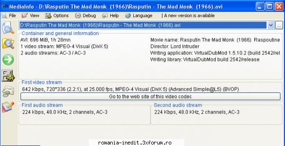 rasputin: the mad monk 
 
 

 
 
 
 
 
 
 in limba romana info: rasputin: the mad monk (1966)