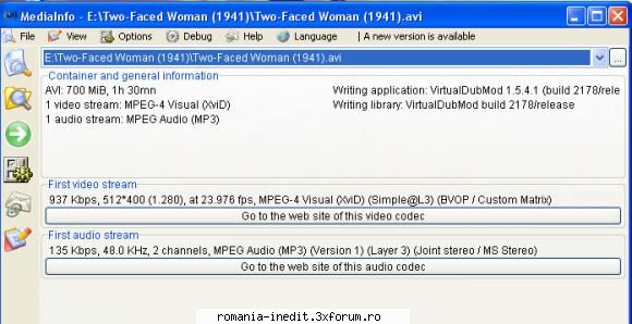 two-faced woman (1941) media info: