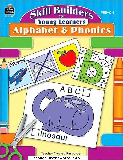 carti pentru copii skill builders for young learners: alphabet & created resources 2004 isbn: