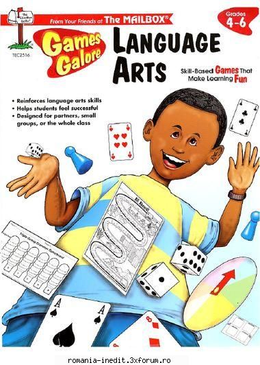 carti pentru copii games galore: language arts games that make learning funthe education center 2002