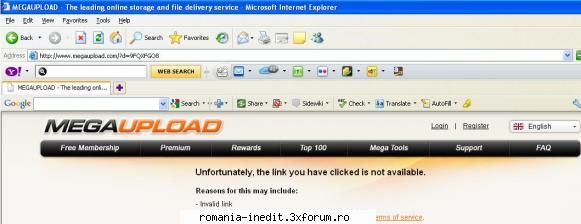 [fb.ro] sezonul merge megaupload (scz dublul post)