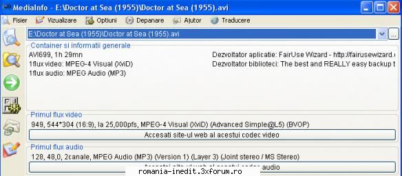 doctor sea (1955) doctor sea audio info: