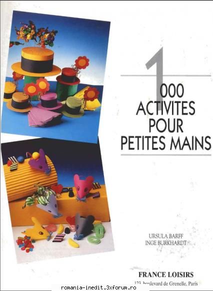 carti pentru copii carte orele abilitati practice educatie activits pour petits mains des centaines