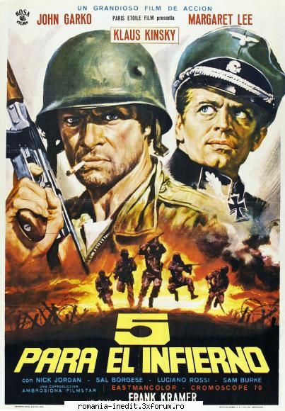 five for hell (1969) per garko stars this wwii lt. glenn hoffmann, fun-loving leader bunch misfit