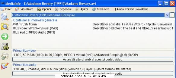 madame bovary (1991) madame bovary limba romana info: