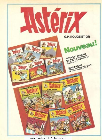[bd] asterix obelix stie cineva, ceva despre astea ?!?