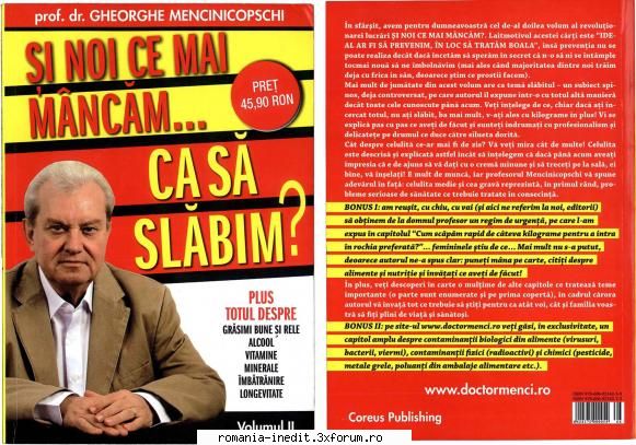 sanatate gheorghe acum ofer volumul cartii doctorului gheorghe noi mai mancam pentru pentru print: