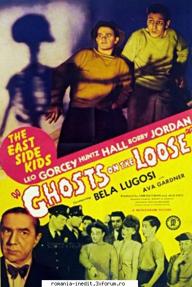 ghosts on the loose 1943
 


info

 yell with glee when these hooligans invade the shivery domain of