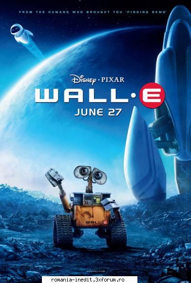 wall-e (2008) wall-e dublat walt 894 audio: lame mp3bit rate: rate: c/svideo (codec): 1.33.20 Meritul Cultural