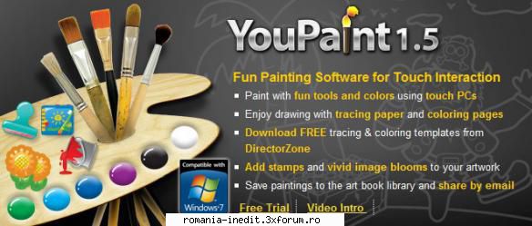 cyberlink youpaint 1.5.0.2128 cyberlink youpaint fun-packed for painting the pc. brushes, pens,