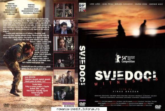 svjedoci (2003) dvdrip 695mb 1h23mn xvid 592x320 25fps mp3 croatianin timpul razboiului din fosta