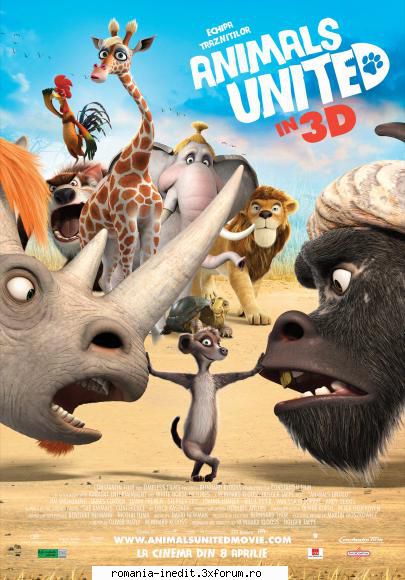 animals united (2011) comedie sub banchizele topesc, dispar peste tot lume, omul distruge natura.