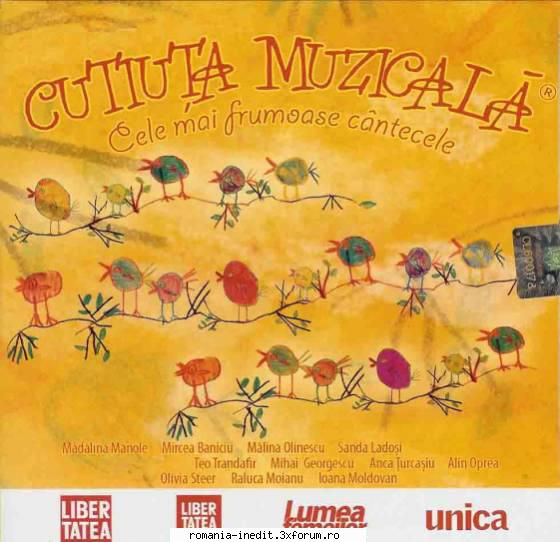 cutiuta muzicala cele mai frumoase cantece cutiuta muzicala cele mai frumoase cantece01 madalina Meritul Cultural