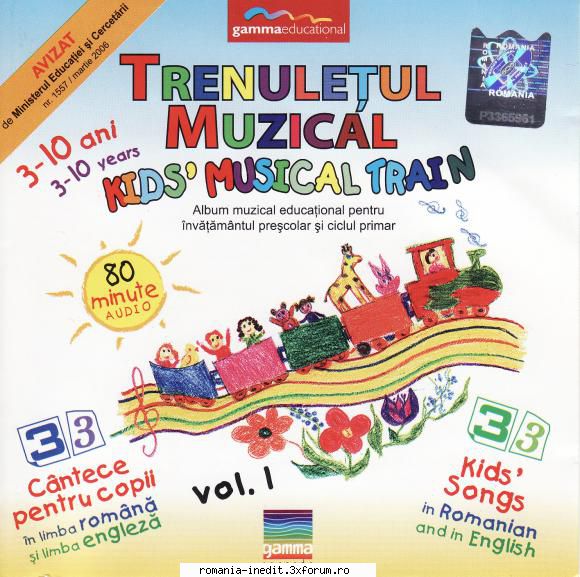 trenuletul muzical trenuletul muzical toate cele volume atat romana cat si-n muzical vol. 1limba Meritul Cultural