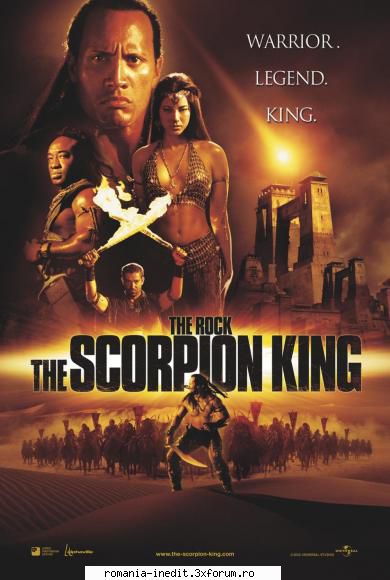 the scorpion king an ancient time, predating the pyramids, the evil king memnon is using the psychic