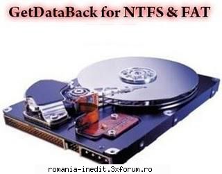 for ntfs&fat 4.0 will recover your data the hard drive's partition table, boot record, fat/mft root