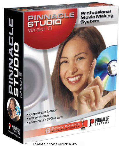 pinnacle studio pinnacle studio 8v. 8.8 build 220cd image iso nrg693 fost testat ,scanat antivirus