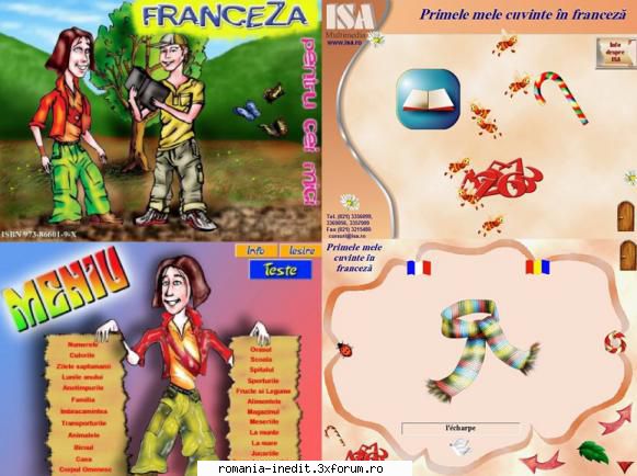 as dori materiale pentru invatarea limbii franceze pentru un baietel de 4-5 pentru cei mici: