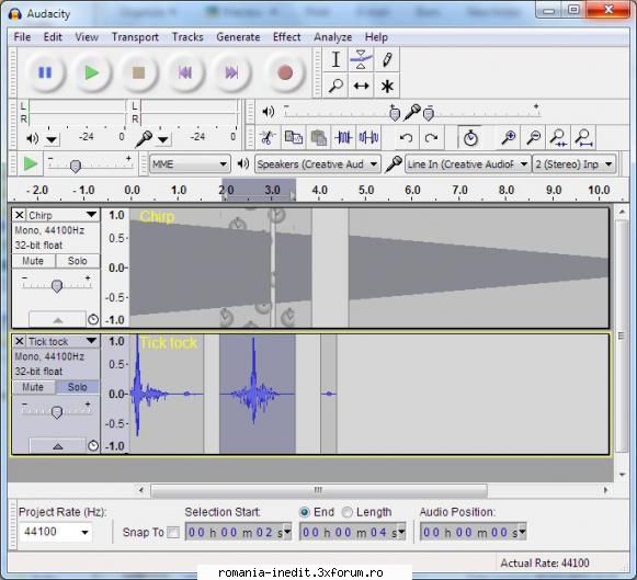 audacity 2.0 audacity este excelent program open source care permite sunetelor care trec prin placa