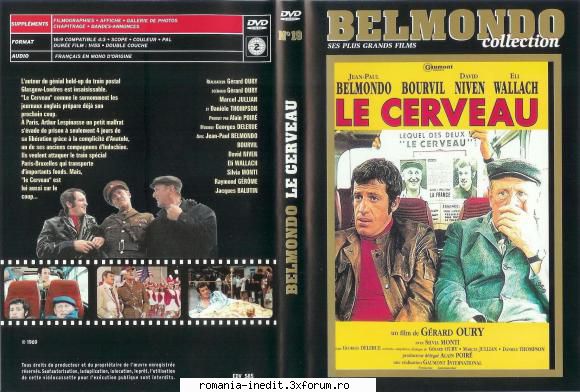 cerveau (1969) (bourvil belmondo) coperta dvd