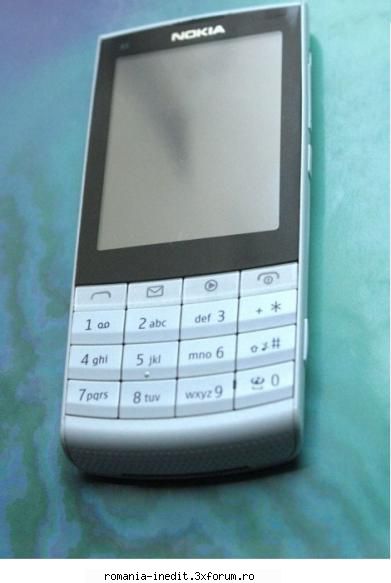 vnd nokia x3-02 white pret: lei 350stare: arata 9.5 din din 10.nu are zgarieturi display, prezinta Gamer