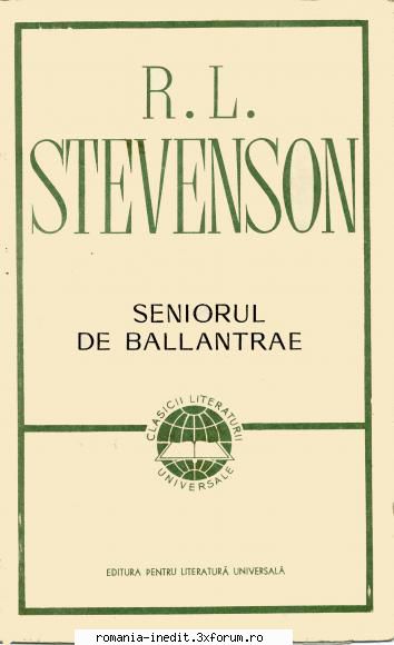 [b] robert louis stevenson robert louis stevenson seniorul din pentru literatura universala clasicii