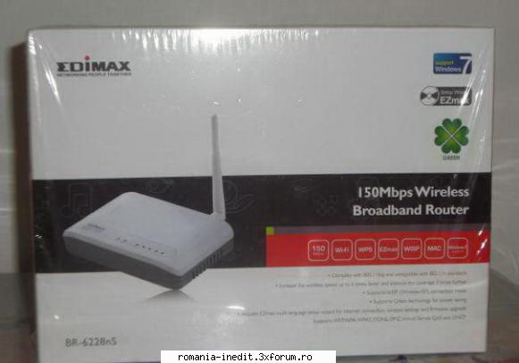 router wireless edimax br-6228ns sigilat detalii este sigilat. primit cadou camera foto cumparata