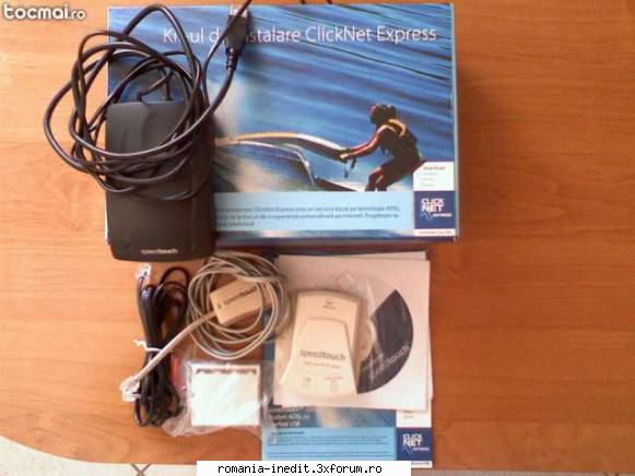 kit instalare clicknet vind kit instalare clicknet express, folosit luna, toate incluse. ron