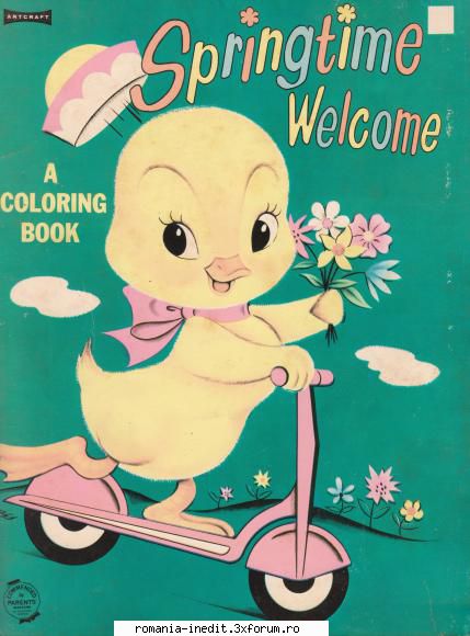 springtime  welcome
    de  colorat  *****