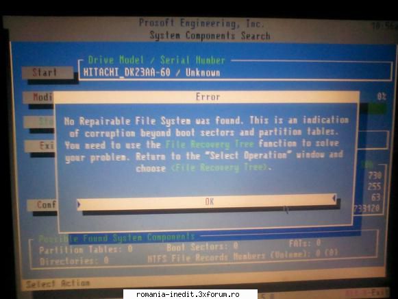 ajutor instalare windows98 iar dupa scanare hirens boot cd  imi apare urmatoarea notificare