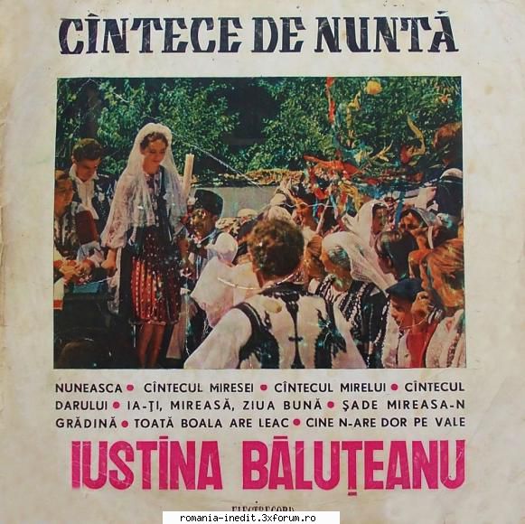 discuri vinil muzica populara raritati iustina baluteanu cantece nunta epd 44100 320    