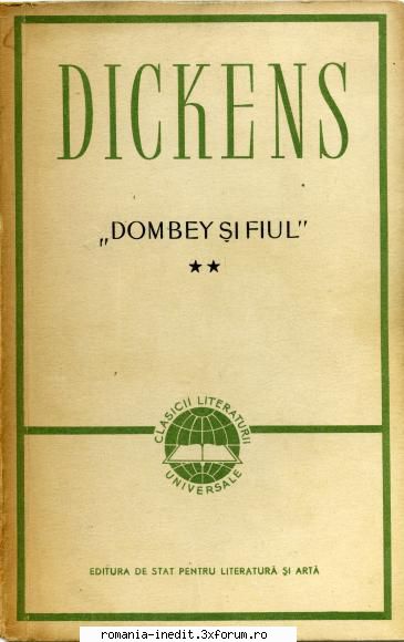 [b] charles dickens dickens, charles afacerile dombey fiul
