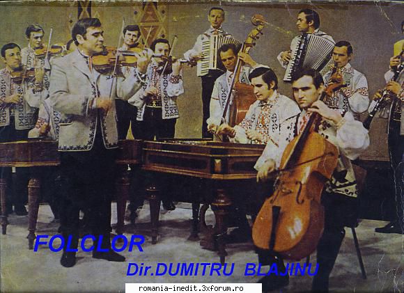 orchestra folclor (romania) dir. dumitru blajinu, vol 1,2 vol.          