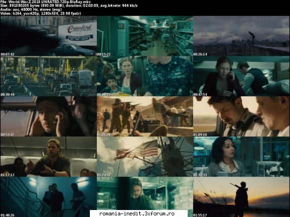 direct download world war (2013) unrated 720p bluray 850mb with esubs