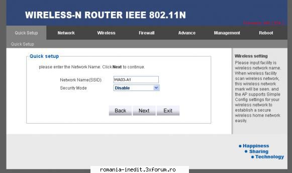 cum setez router serioux dns-ul este setat urmarit manualul acel tutorial ieri. conexiune tot rds