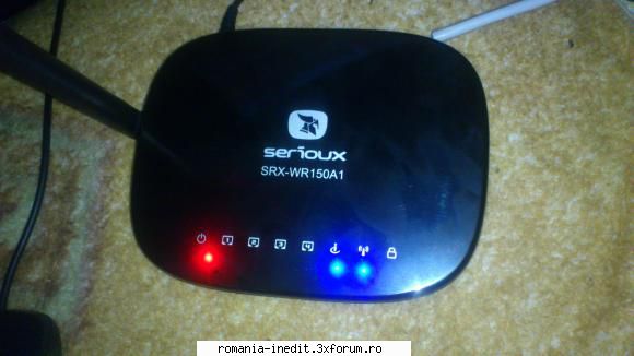 cum setez router serioux evident, cablul internet ramane mufa wan. deconectez cablul dintre