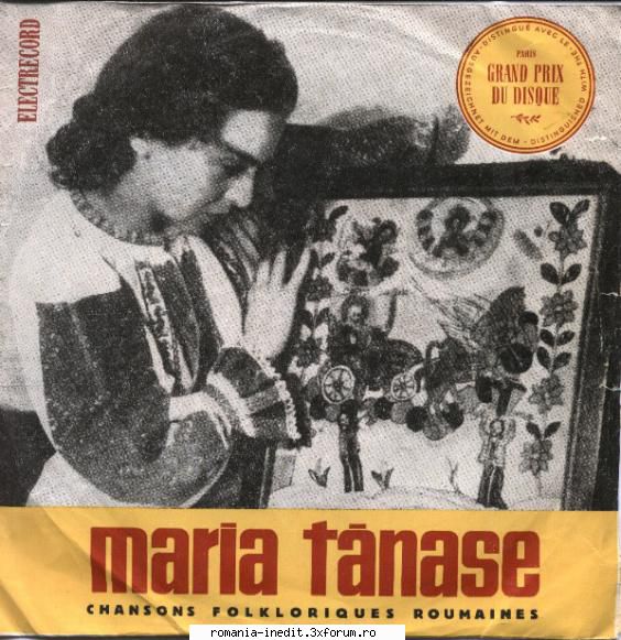 discuri vinil muzica populara raritati maria ‎ chansons roumaines (epc 138, 1966)a1 [5:47]