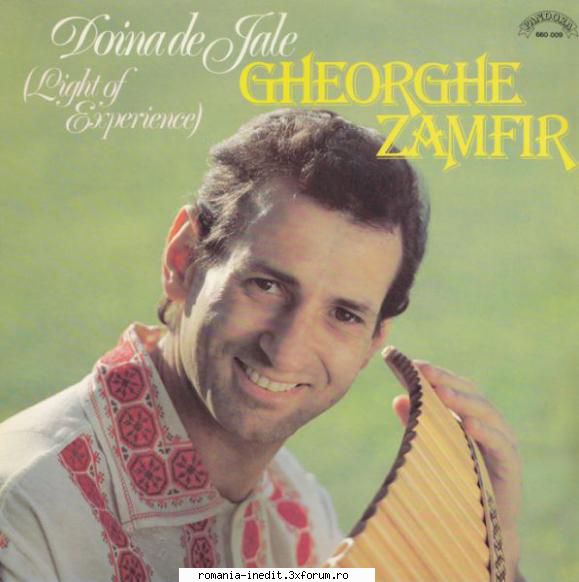 discuri vinil muzica populara raritati gheorghe zamfir doină jale (light 009, 1976 [3:00] mult