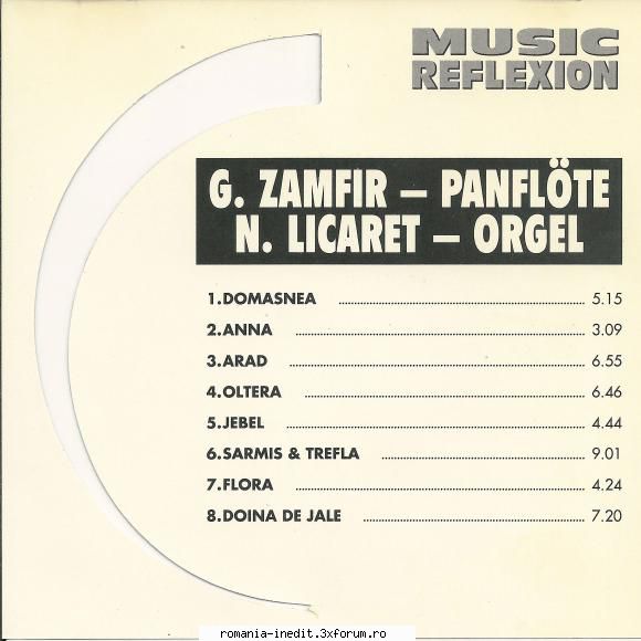albume muzica petrecere flac (lossless) gheorghe zamfir panflute and organ licaret) music reflexion,